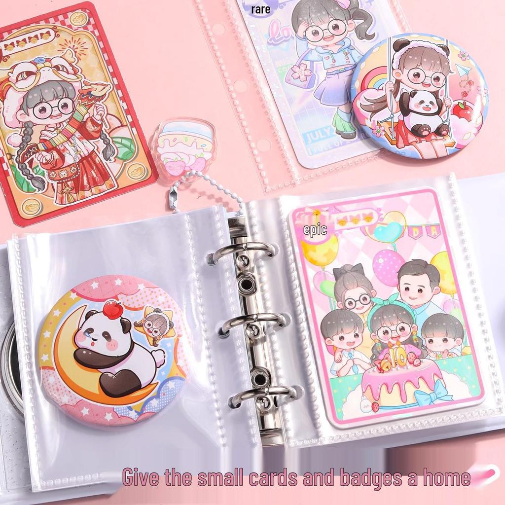 Little Book Sen Baji Cute Character Memorial Card Album: Ring Binder Gift for Clever Sister