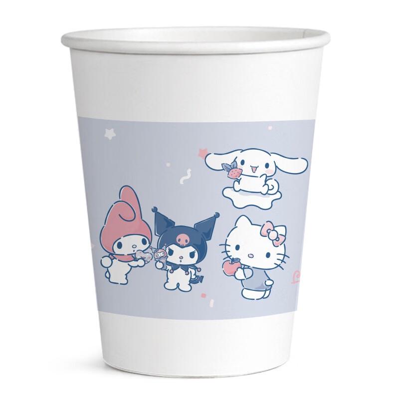 

Yijie Sanrio Family Disposable Paper Cups, 250ml, 80 Count