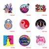 5 szt./Partie Księżyc Motyl Taśma Kwiat Haftowana Naszywka Kreskówkowe Naszywki Na Ubrania DIY Naszywki Do Naprasowywania Na Ubrania Naklejki Do Naszywania