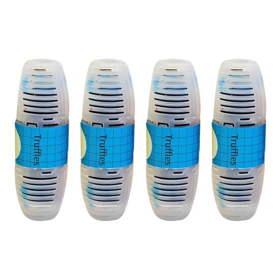 4Pcs Toilet Cleaner Suspension Design Relieve Smell Fragrance Watermelon Lime Truffle Grapefruit Scents Toilet Descaler