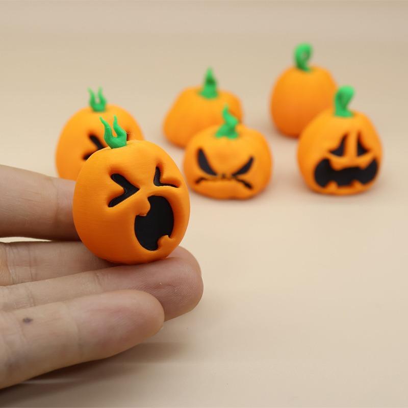 New Halloween pumpkin ghost ornament DIY ornament accessories mini micro landscape ornament