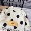 Nebeans Polka Dot Long Sleeve Infant Romper - Spring & Autumn Cotton Onesie