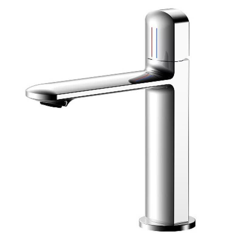 TLXT Brushed Gold Tall Basin Faucet