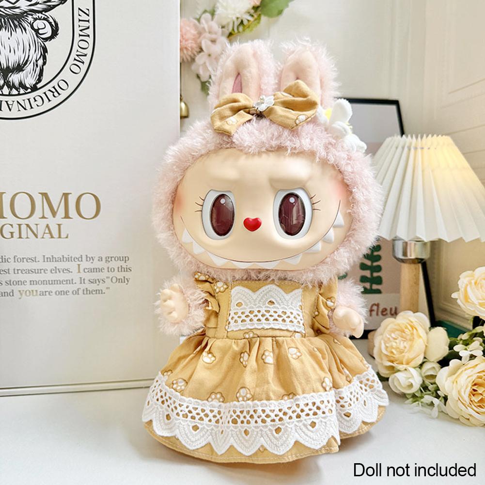 Pro 38cm panenky Labubu, oblečení pro panenky, módní oblečení, mikiny s kapucí, barevné sladění oblečení pro panenky, mikiny, doplňky pro panenky, roztomilé dekorace, malé hadříky