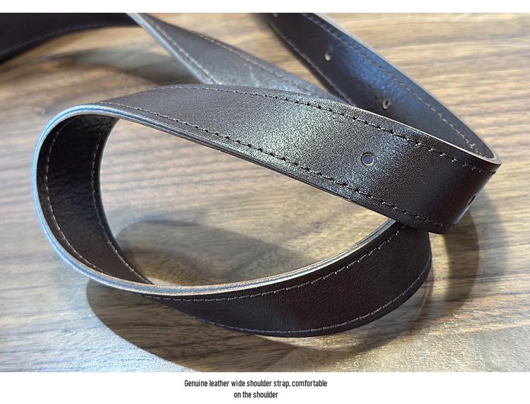 Japanischepflanzlich gegerbte Leder Crossbody-Tasche für Damen - Lässiger Stil Schulter-Handtasche, Echtes Leder, Hochwertiges Eimerdesign (Modell 2025).