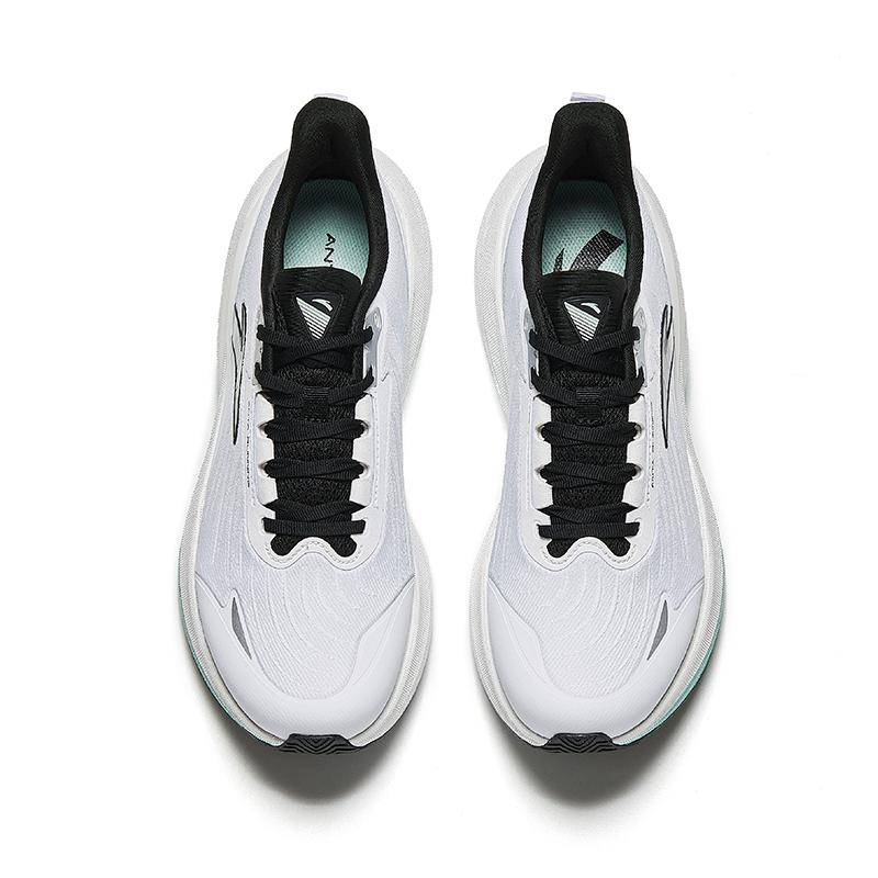 Anta CC2 Comfortable Fit Non-Slip Wear-Resistant Low-Top Sprinting Running Shoes Men sneaker Gray Black 912445552-1