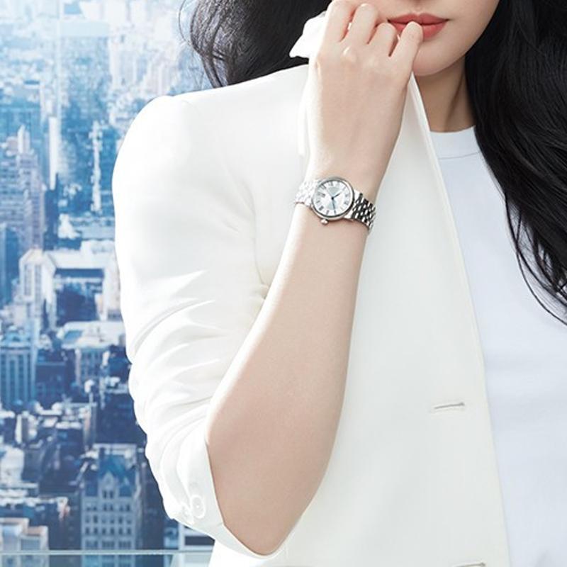 TISSOT Classic Collection Automatic Mechanical Movement 50 meter Water Resistance Women's Watch 30mm T122.207.11.033.00