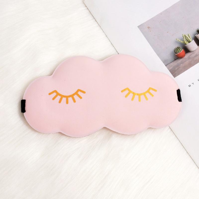 Blind Folds For Sleep Cloud Shape Foam Blind Folds For Sleep Multifunctional Ergonomic Sleep Cover With Adjustable Button For