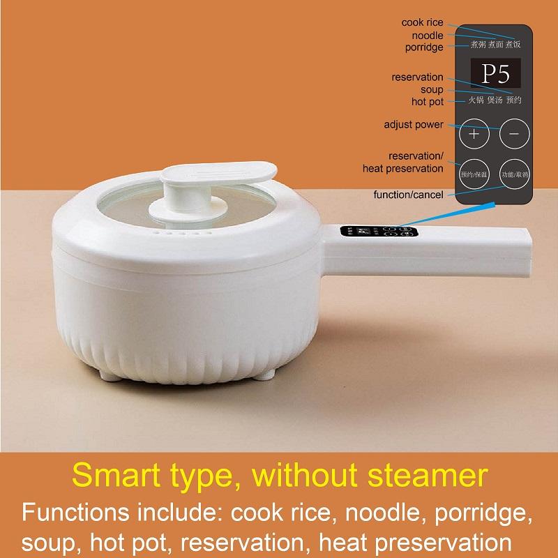 1.6L 2.2L Electric Cooker Student Pot Multifunction Household Pot Ceramic Glaze Non Stick Cooker Rice Cooker Kitchen Tool 220V