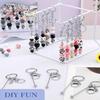 12 Pcs Elegant Keychain Crafting Set Sturdy Alloy Beading Charm Pendant for Stylish Key Decorations and Ornament