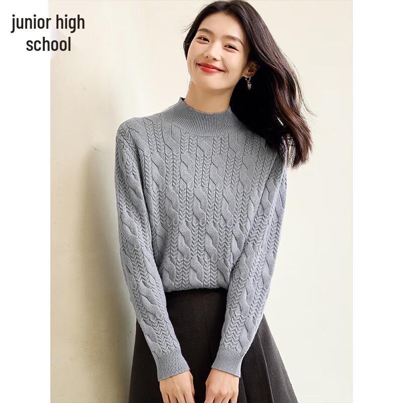 Women's Warm Turtleneck Cable Knit Sweater