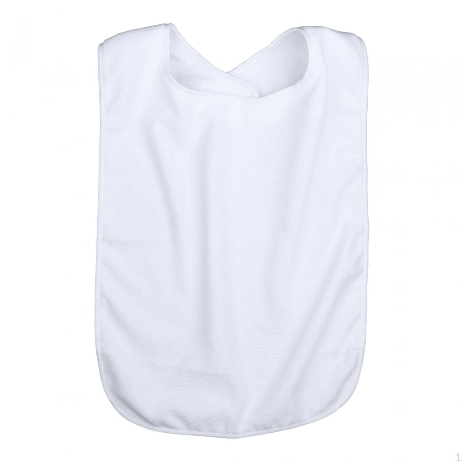 

Нагрудник для дорослих для жінок/чоловіків/людей похилого віку, який миється, захисні засоби для одягу та білий