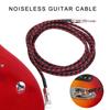 Guitar Lead/Instrument Cable Noiseless Gold Plated 6.5mm Guitar Cable Guitar Keyboard Cord 1/4" Straight to Right Angle