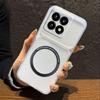 Metallic Finish Magnetic TPU Phone Case for Xiaomi 15T,14T Shockproof Matte Soft Cover