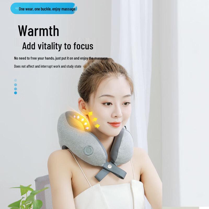 Yingerde Portable U-shaped Neck Massager Pillow CN Plug (adapter Included)