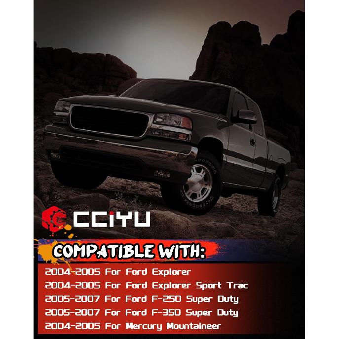CCIYU Master Power Window Switch 4L2Z-14529-AAA Front Left Driver Side Window Control Switch Fit 2004-2005 for Ford Explorer 2004-2005 for Ford