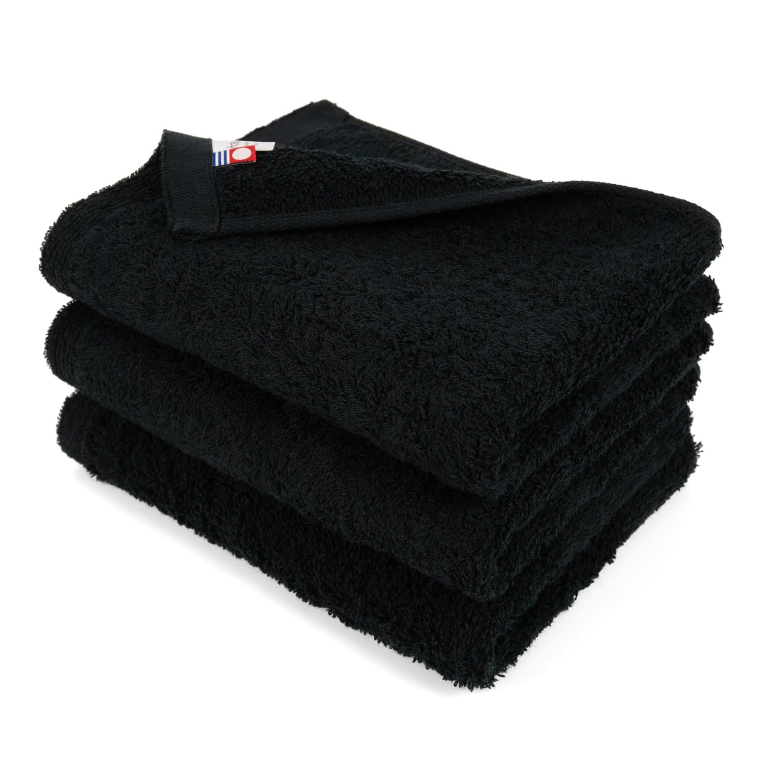 

Imabari Face Black Set of Made in Japan [oruta] Towels, Towels, 3,