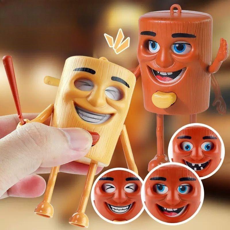 Смішні італійські Brainrot Tung Tung Tung Sahur Іграшки-обличчя, що змінюються, Фігурка Креативна кнопка Іграшка-декомпресія Дитячий Різдвяний подарунок