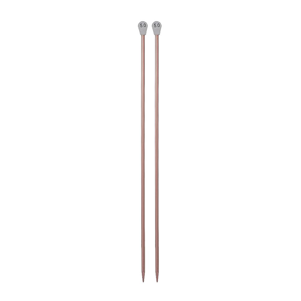 2Pcs/set 35cm 2.0-12mm Single Pointed Knitting Needles Pins Straight Aluminum DIY Weaving Tool Long Sweater Scarf Needle