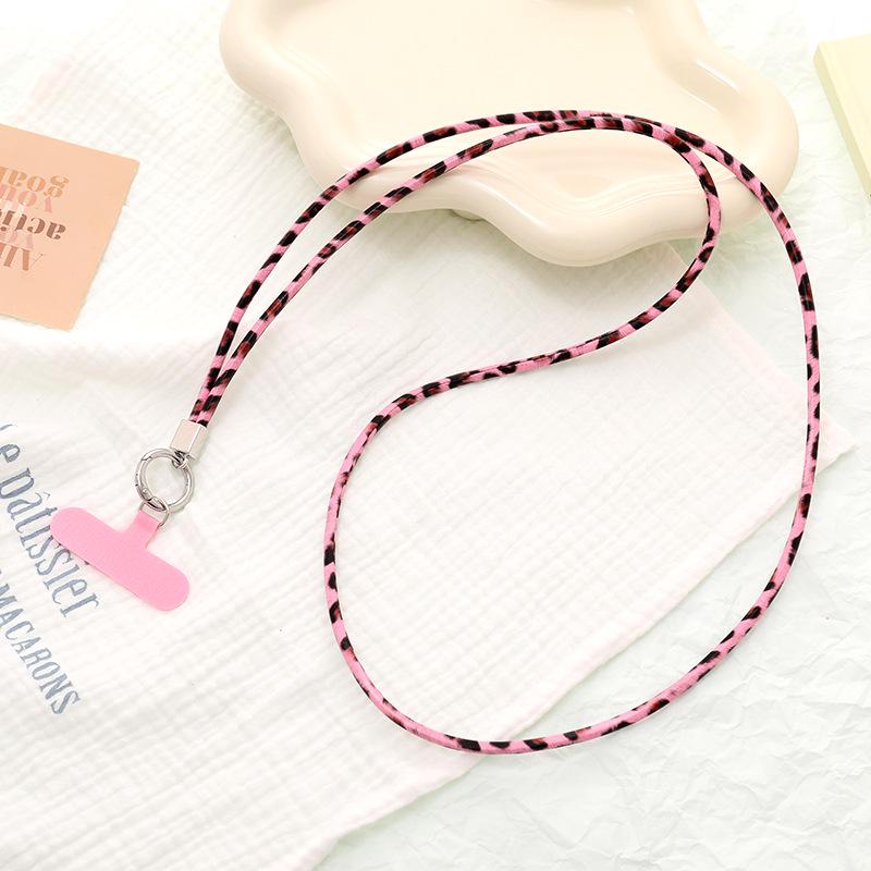 Leopard Print Phone Chain - Versatile Short Lanyard and Crossbody Strap