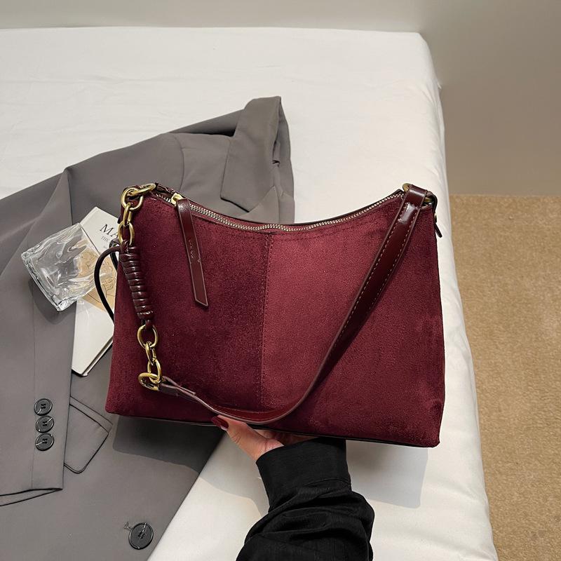 Retro Large-capacity Bag, Crossbody Bag, Women's Tote Bag, Fashionable High Appearance Level, Single-shoulder Armpit Bag