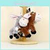 Chaveiro de Burro de Pelúcia Adorável Charme de Brinquedo Macio Fofo Com Enchimento de Algodão PP