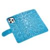 Applicable To iPhone12 Mobile Phone Leather Case 11Pro Solid Color Matte Skin Feeling Embossed Insert Card Wallet Protective Case 8plus