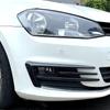 For VW Golf MK7 2013-2016 Car Sticker Front Bumper Side Vent Spoiler Splitter Canard Fog Light Lamp Cover Carbon Styling Black