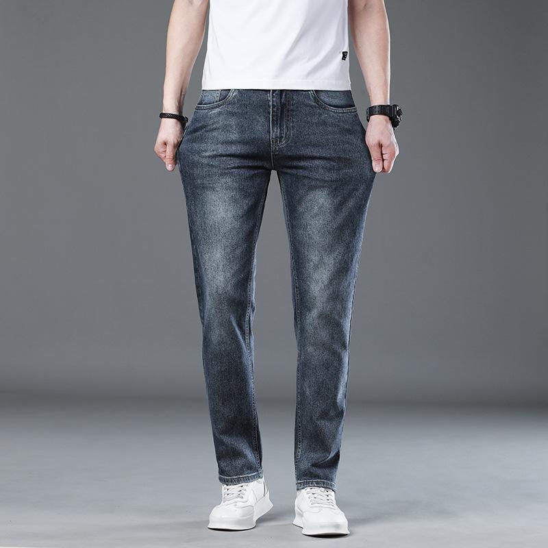 Xintang Jeans Men's Spring And Summer Straight Leg Loose Men's Pants Slim Fit Versatile Korean Trendy Casual Jeans
