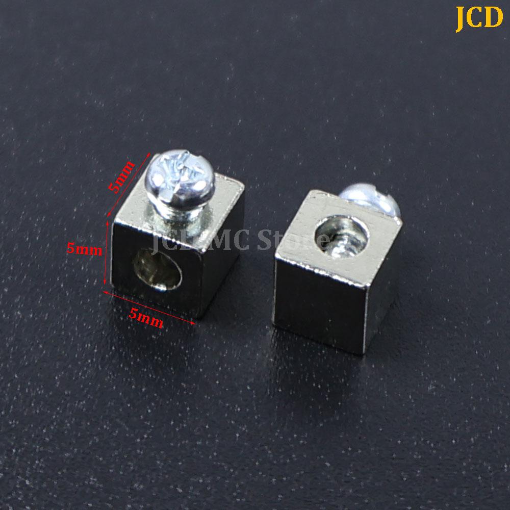 5-20PCS 15A 20A DC Terminals Through Hole High Current PCB Screw Copper Square Solder Board Drive Power Wire Terminal Connector