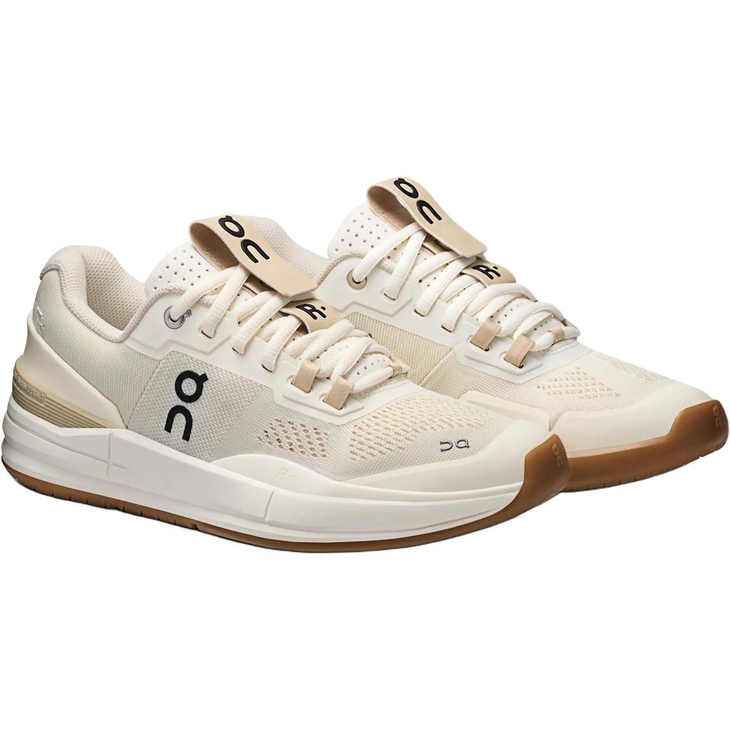 On Roger Pro Fashi Sports Durable Low-Top Tennis Shoes Women Sneaker Beige 3WD10293334