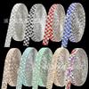 Self-Adhesive DIY Rhinestone Letter Stickers for Clothing and Accessories - 26 English Letters with Pearl Rhinestones