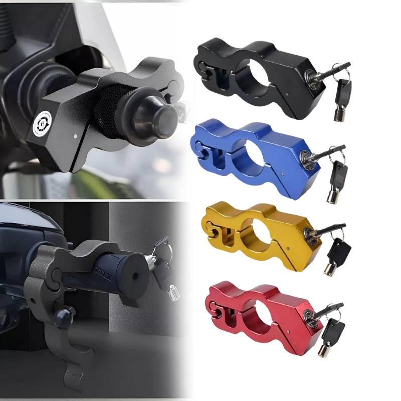 Handlebar Motorcycle Motorbike Throttle Grip Lock Anti Theft Brake Lock Level