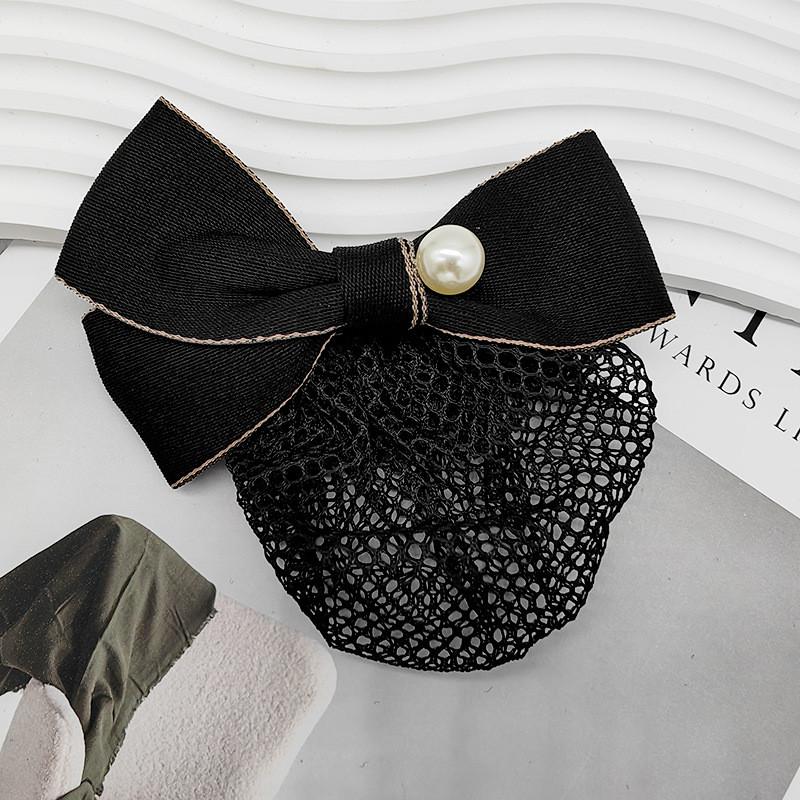 Womens Blue Polyester Bow Tie With Button Or Tie Closure For School Uniforms And Office Wear