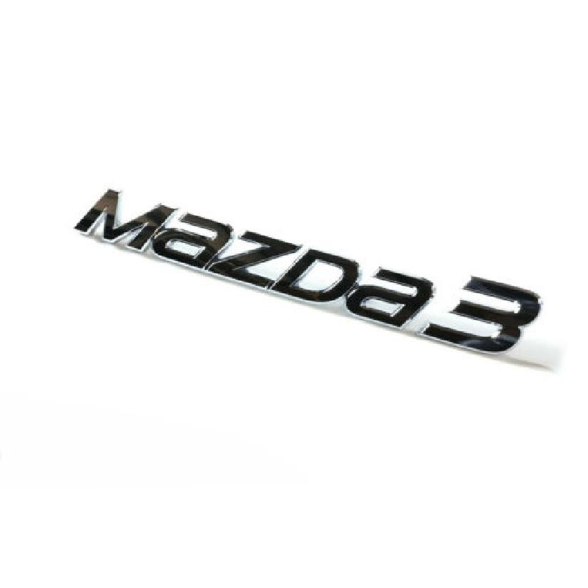 2014-2016 Mazda 3 Hatchback Chrome  MAZDA 3  Rear Trunk Decklid Emblem Nameplate