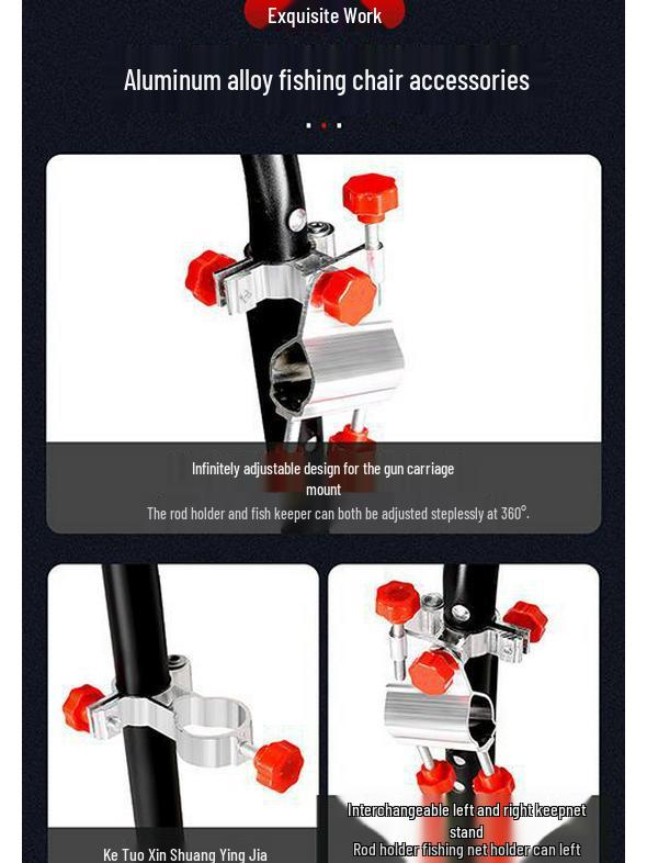 Jiangshan Multifunctional Folding Fishing Chair - Portable Reclining All-Terrain Stool