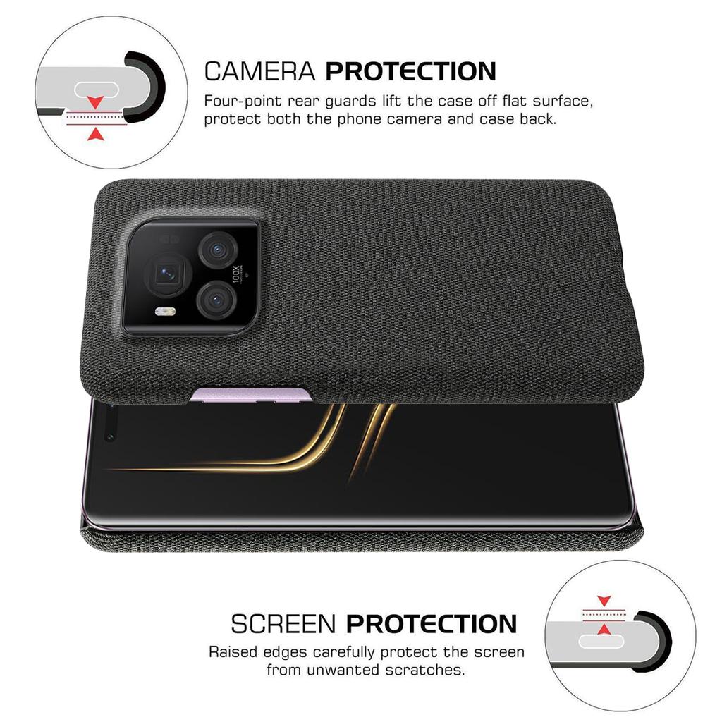 For Honor Magic6 Ultimate 5G Case Cloth+PC Anti-Slip Shockproof Phone Cover