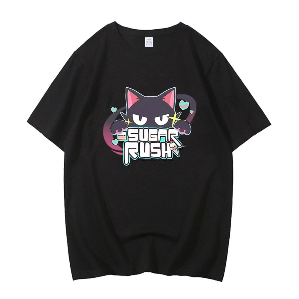Anime Blue Archive T-Shirt Sugar Rush Lustig Herren Damen Kleidung Unisex Streetwear Manga Cosplay Kleidung Baumwolle Grafik T-Shirts