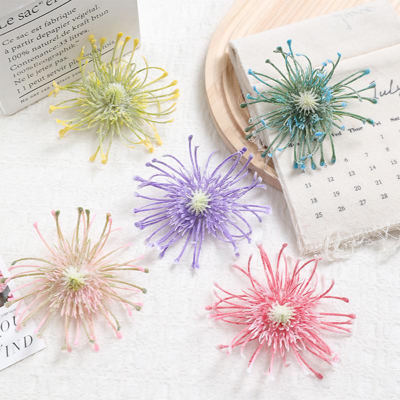 5/10Pcs 10cm Artificial Seaweed Flowers Fake Flower Heads for Home Room Decor Wedding Decoration DIY Craft Wreath Gift Accessory