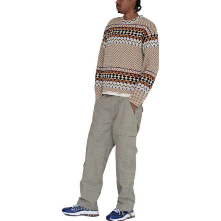 Stussy Jacquard Knit Crew 117153