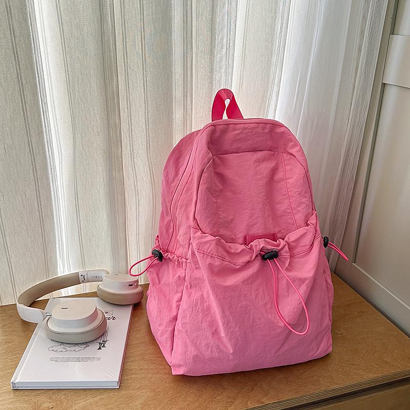 

Женский легкий походный и дорожный рюкзак в японском стиле 2025 маджента