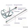 High-Power Electric Mixer for Putty, Paint, and Ash