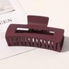 1Pc Big Size 10.5cm Rectangle Matte Hairpin Crab Vintage Hair Claws Trendy Hair Clip Hair Accessories For Women With Thick Hair