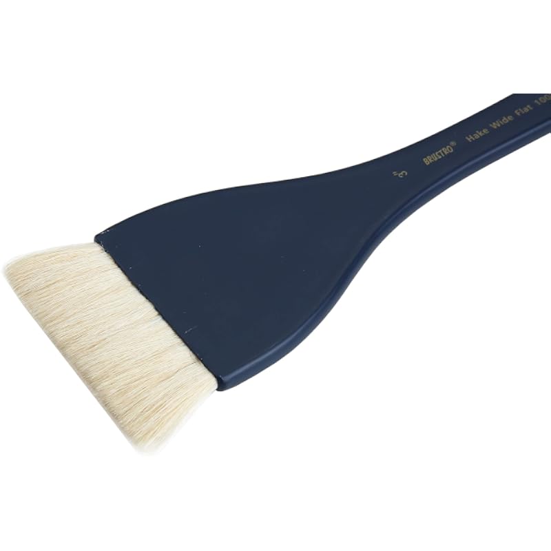 Brustro Artists Hake Flat Watercolour Brush Series 1005 - Size - 3""