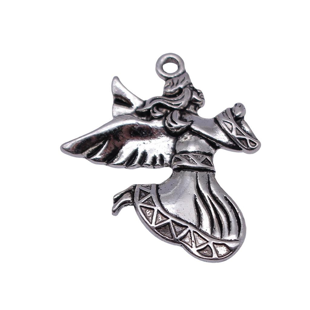 Angel Charms Alloy Fairy Pendants For Religious Holiday Jewelry Making