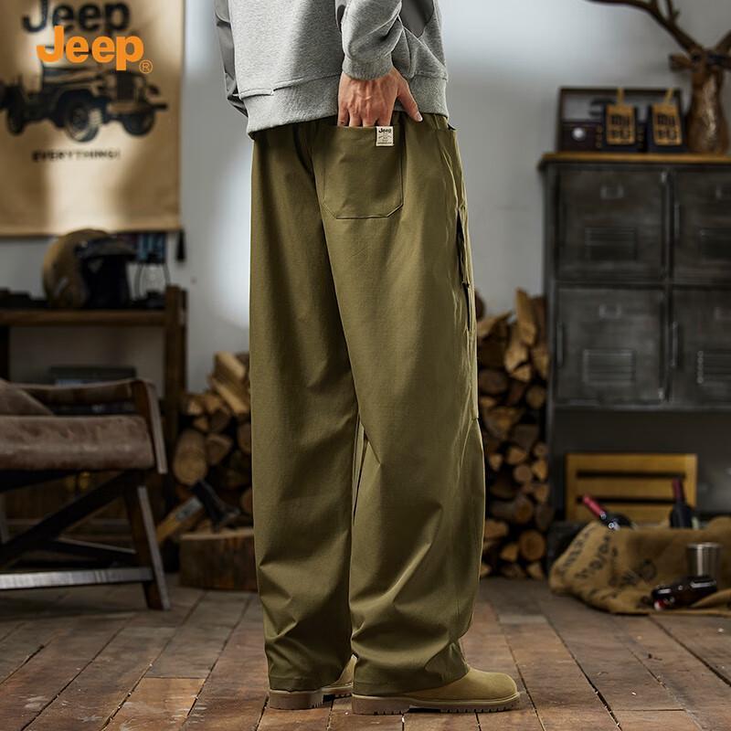 JEEP Men's American Style Straight Fit Cargo Pants