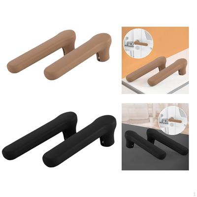 4Pcs Handle for Door Protective Cover, Silicone Sleeve Gloves Knob Cover Children
