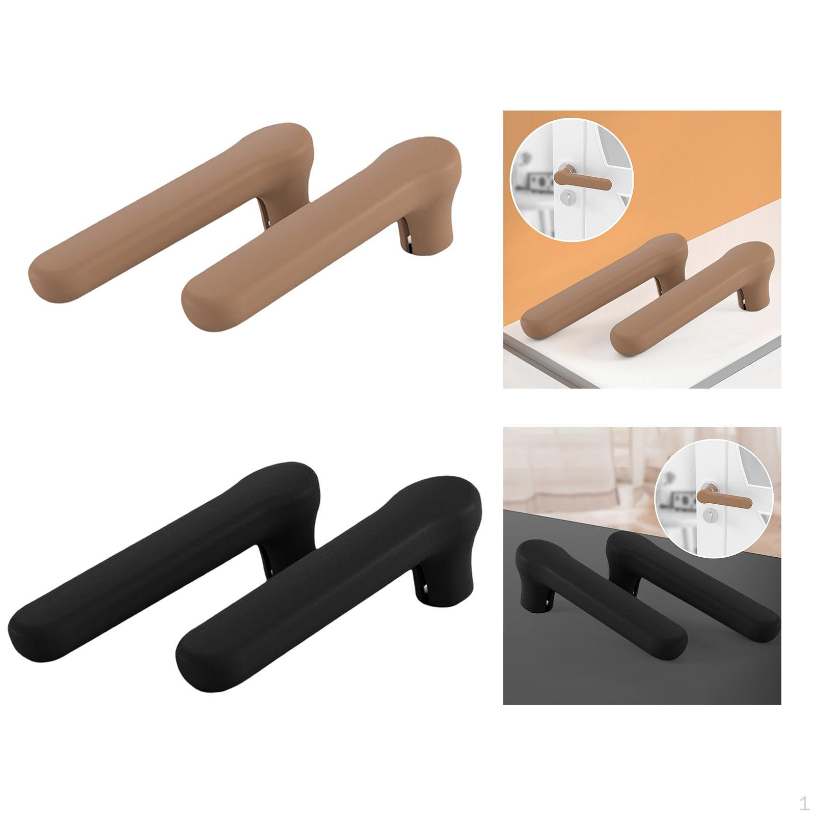 

4 шт. ручка для двери Защитная крышка, Силиконовый рукав Перчатки Накладка на ручку Дети