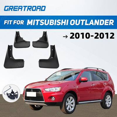 Front Rear Molded Car Mud Flaps For Mitsubishi Outlander 2010 2011 2012 Mudflaps Splash Guards Mud Flap Mudguards