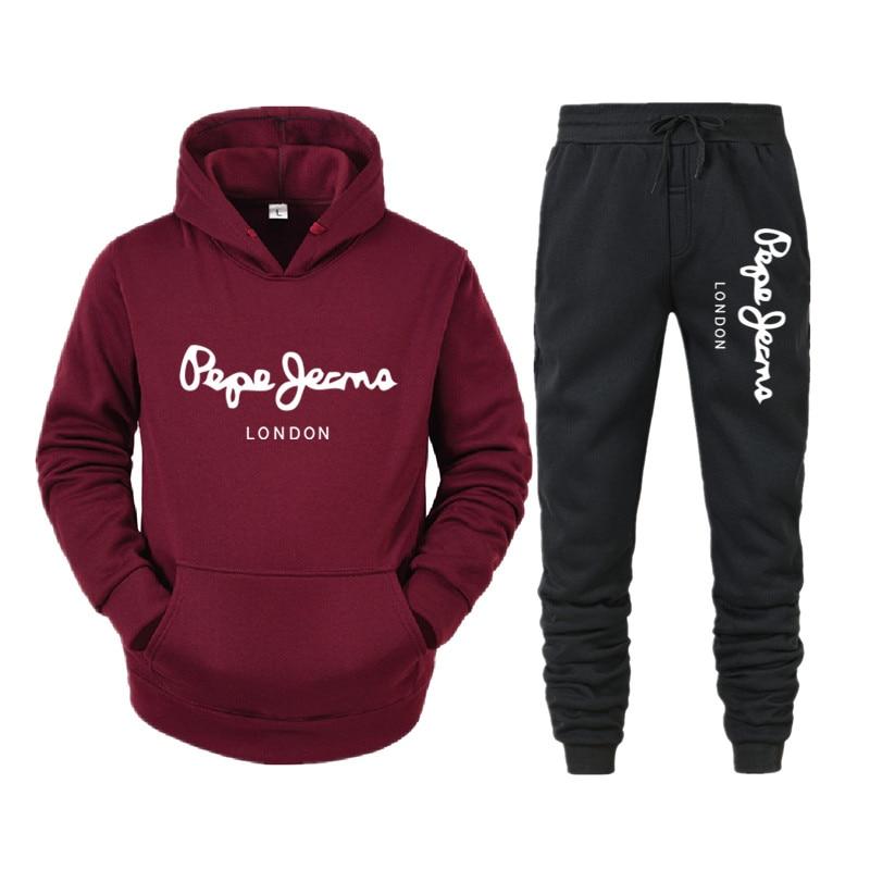 Buy Sudadera Con Capucha Para Hombre, Ropa Deportiva Informal, Pantalones  Para Correr, 2 Piezas, Otoo/Invierno, 2022 at affordable prices — free  shipping, real reviews with photos — Joom
